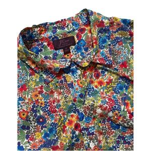 J.Crew Women's 12 Cotton Poplin Perfect Shirt In Liberty Margaret Annie Print